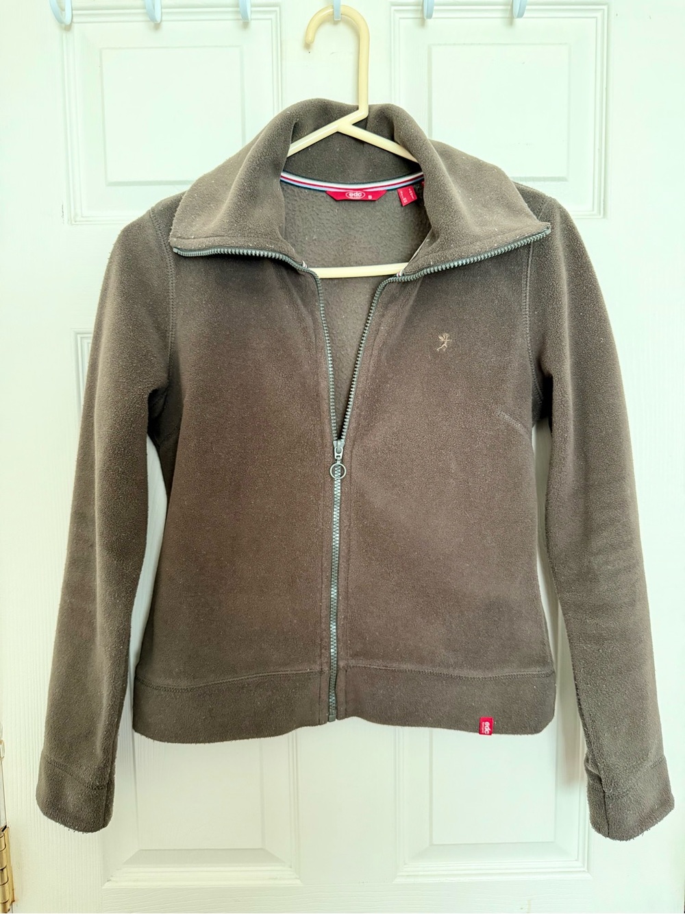 Esprit Taupe Brown Teddy Fleece Zip-Up Jacket